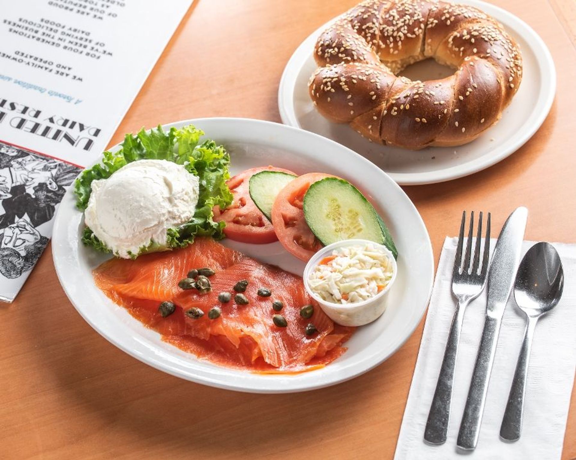 Lox & Cream Cheese Platter**