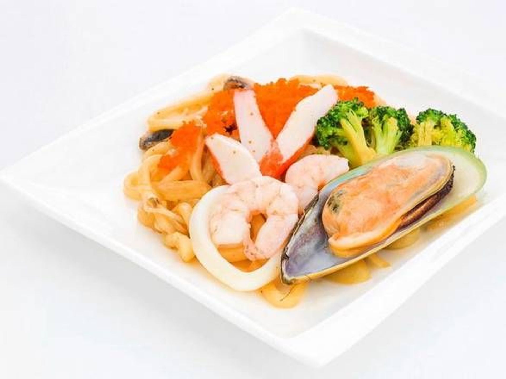 Seafood Fried Udon