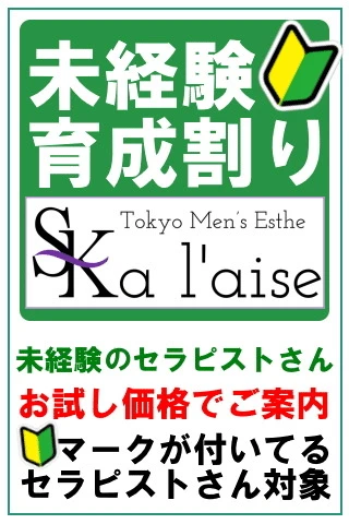 未経験育成割り | 荻窪・中野・高田馬場 メンズエステ 東京 a laise(アレイズ)SKの在籍セラピスト