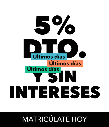 Promoción: Últimos días, 5% de descuento y sin intereses.