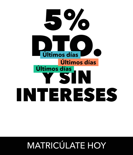Promoción: Últimos días, 5% de descuento y sin intereses.