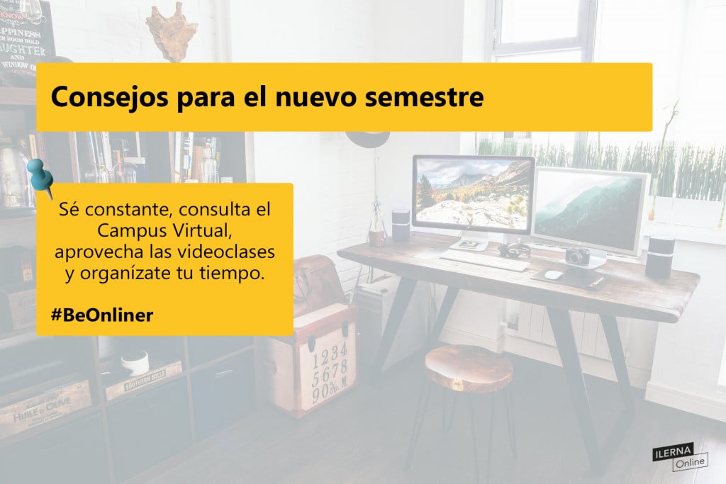 Consejos para afrontar el semestre en ILERNA Online