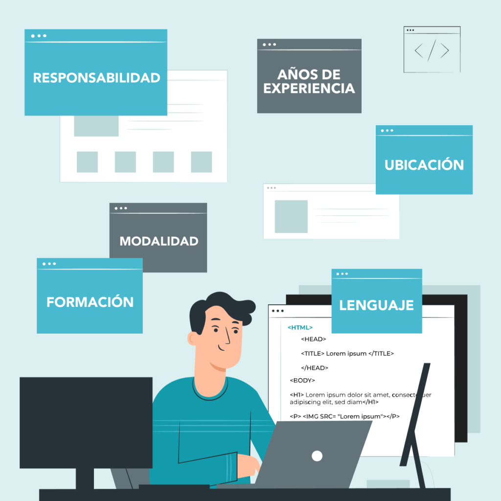 El sueldo de desarrollador web depende de diversos factores