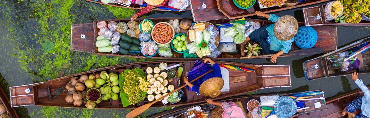Turismo gastronómico en Tailandia a través de sus mercados