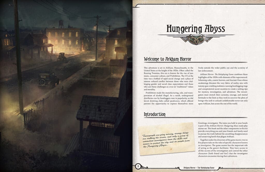 arkham horror roleplaying game 