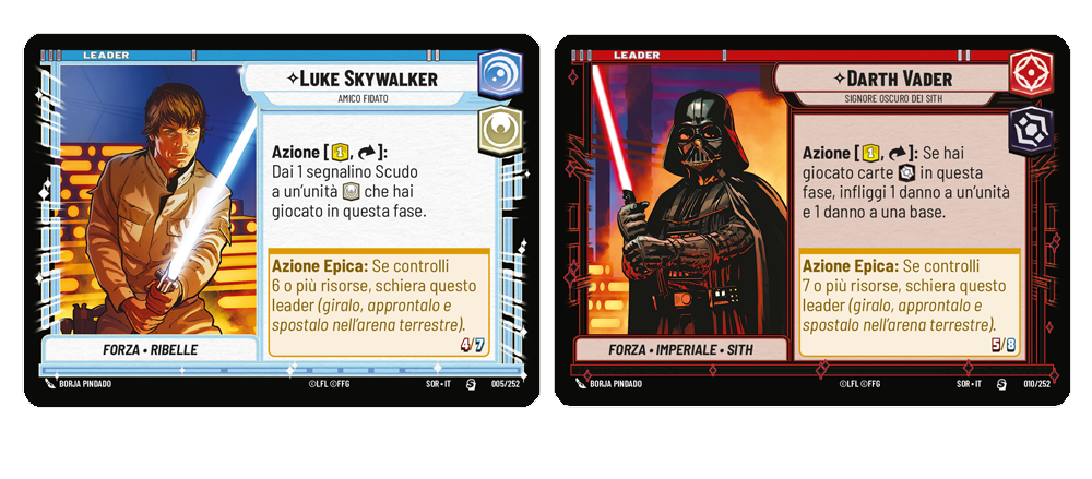 star wars unlimited tcg come si gioca