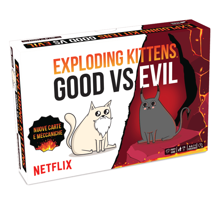 [COSA GIOCARE AL COMICON 2024][Asmodee Italia]Exploding Kittens Good Vs Evil, come si gioca