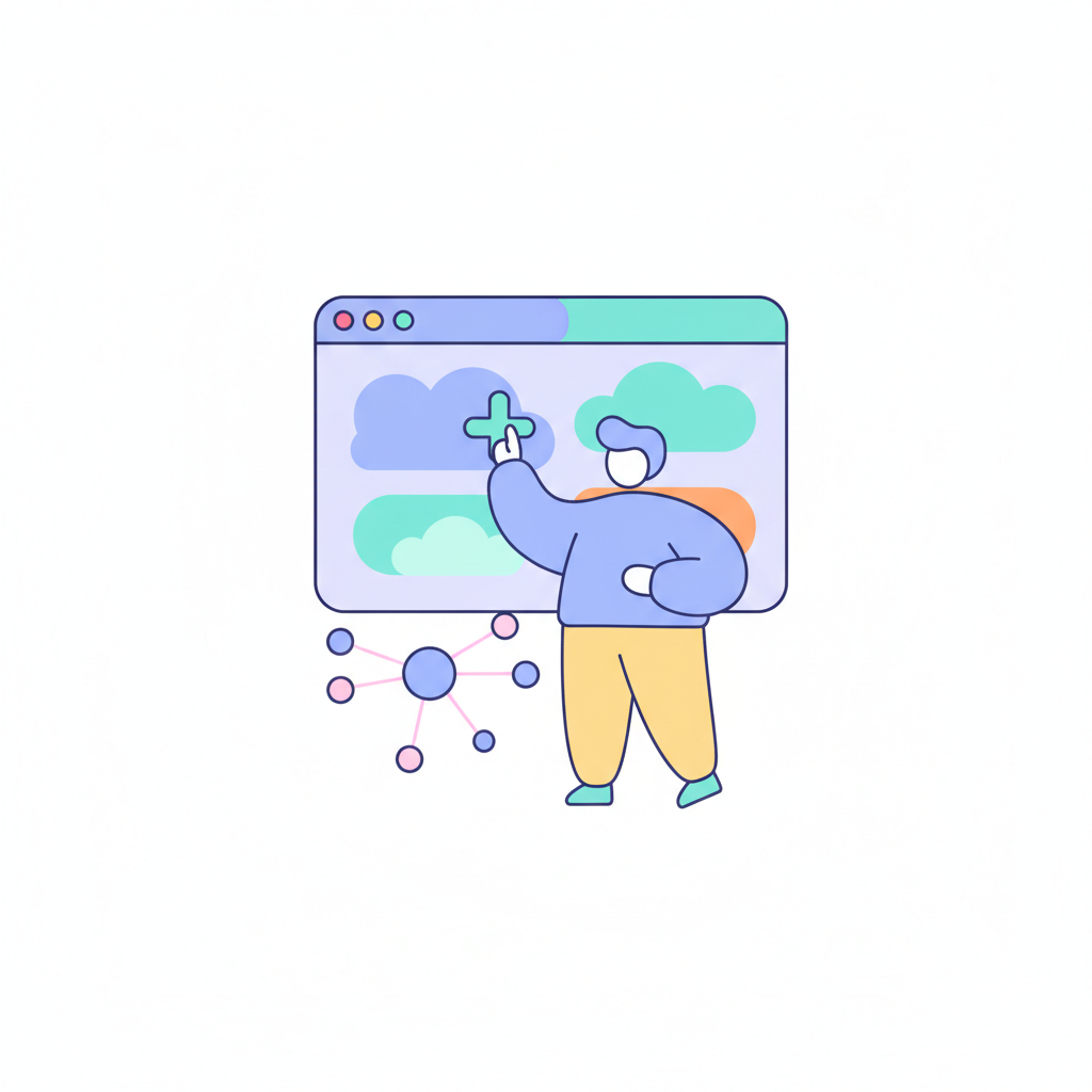 a person joining a Discord channel - AI generated illustration