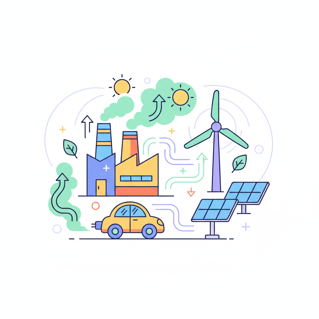 Illustration: emission production