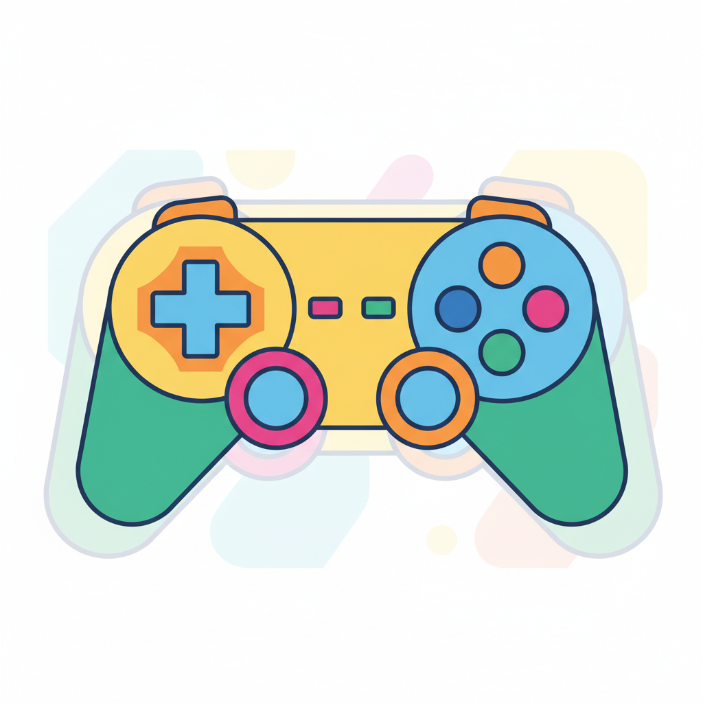 a video game controller - AI generated illustration