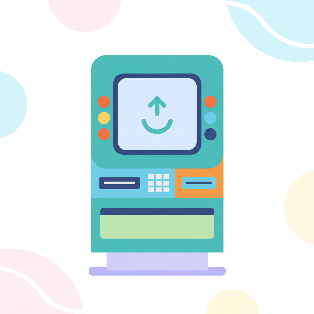 an ATM machine - AI generated illustration