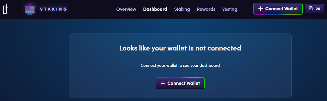 connect wallet illuvium