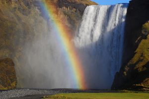 waterfall rainbow