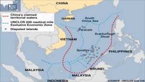  jumlah daratan dan perairan pun lebih banyak perairan dimana perairan ini mencapai  Karakteristik Laut Cina Selatan dan Konflik yang Terjadi