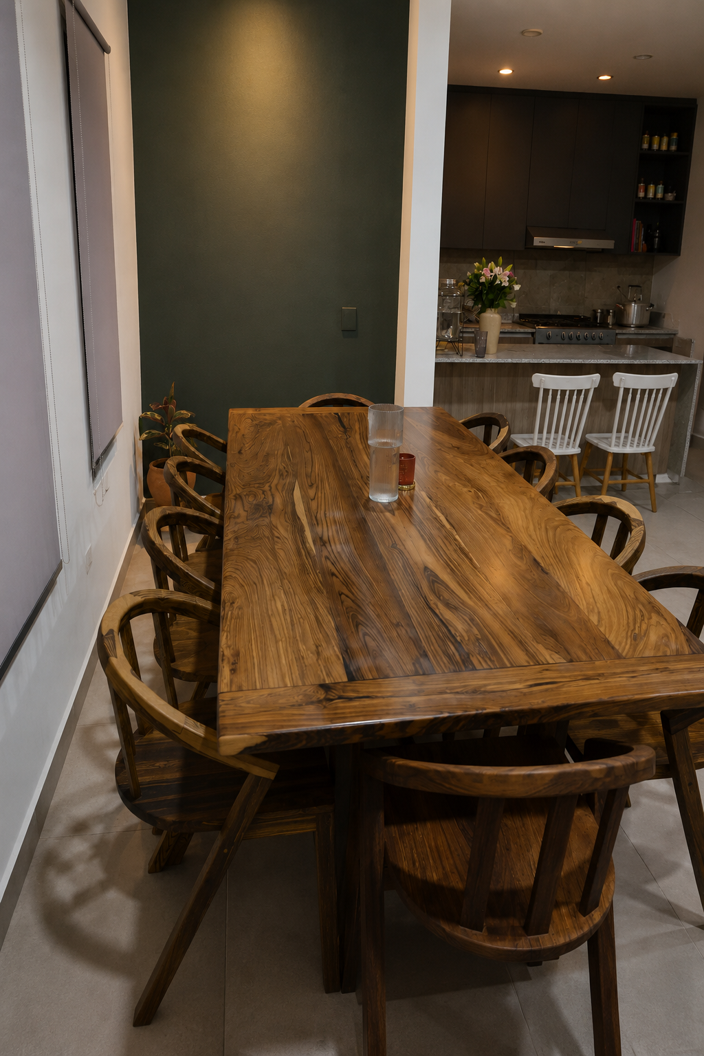 Comedor de Bocote con Sillas Nucis — thumbnail 2