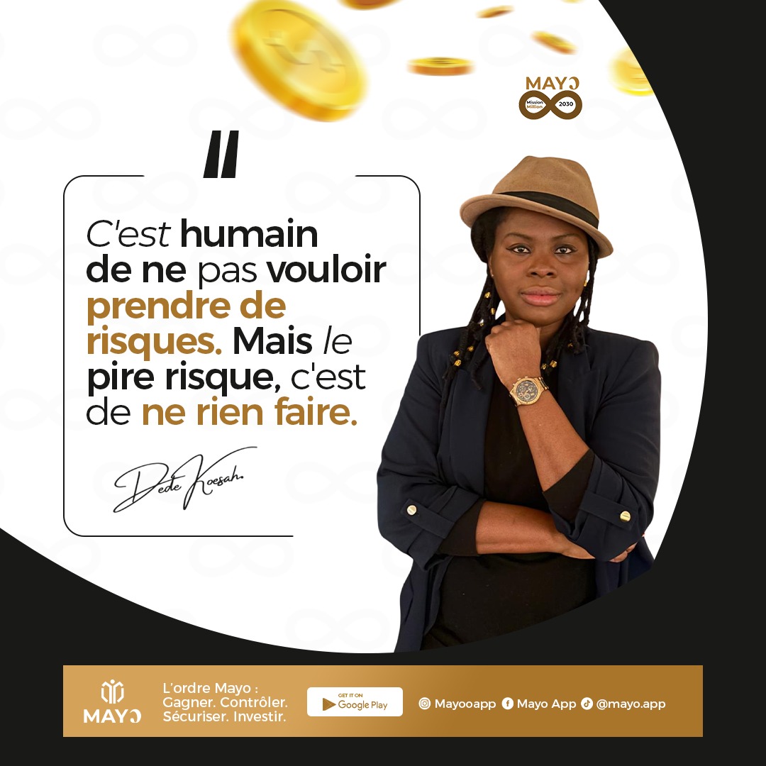 Le pire risque, c’est de ne rien faire. Dede Koesah