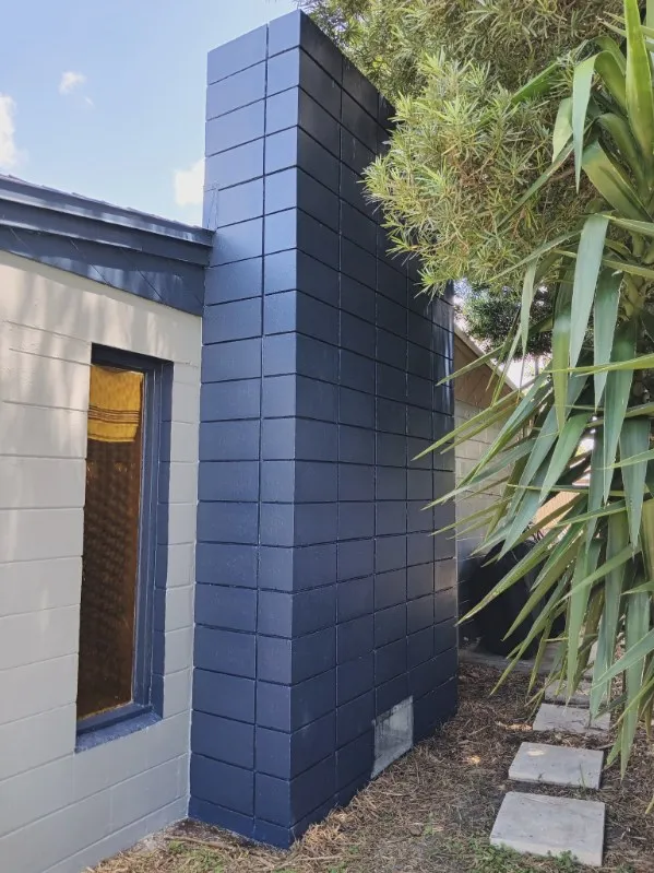 A beautifully painted home exterior in Melbourne, FL with a fresh coat of paint.