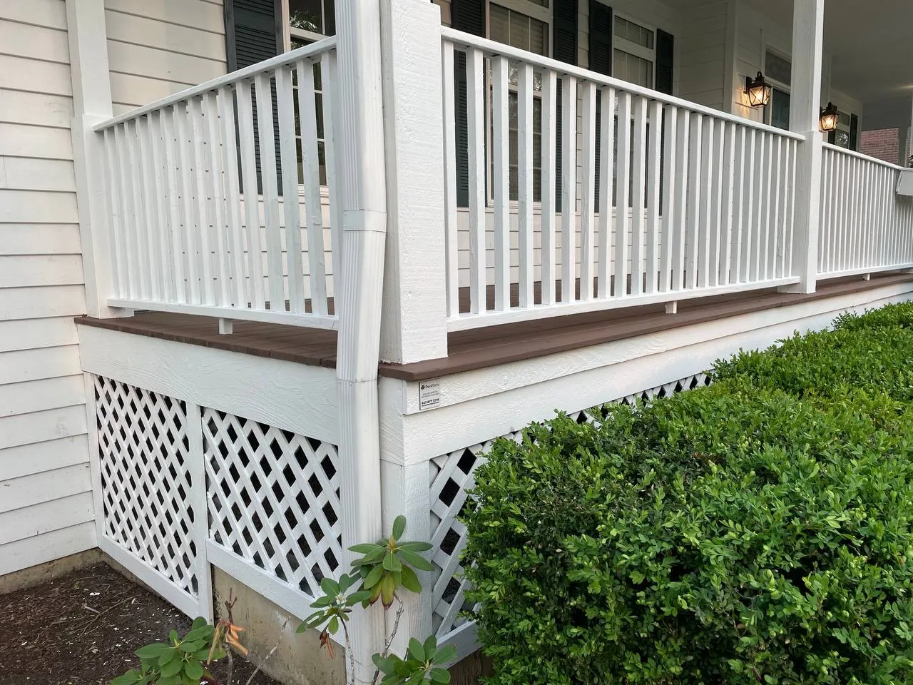 Deck staining services are offered by DeckDelta professionals.