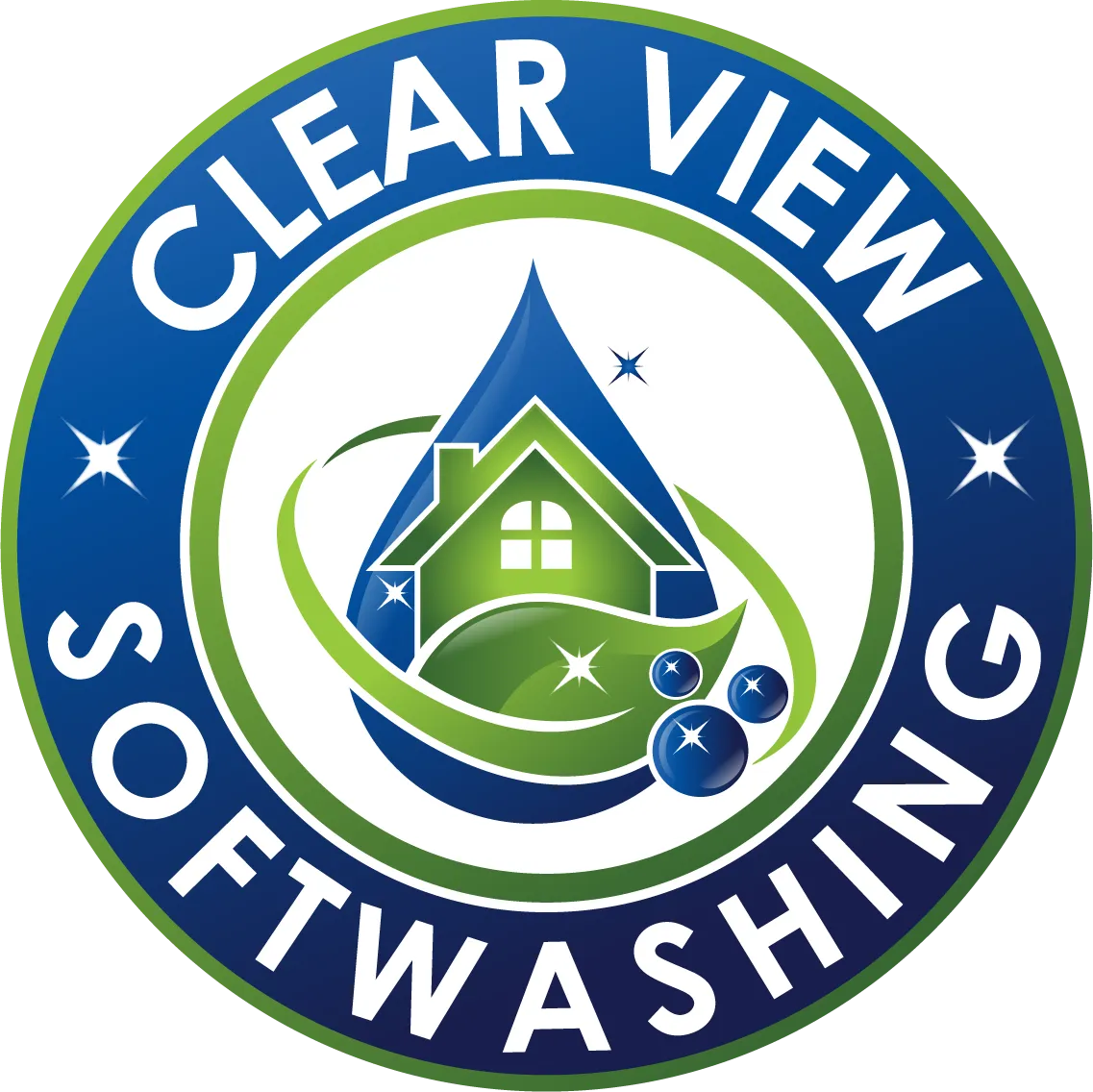 Clear View Softwashing logo