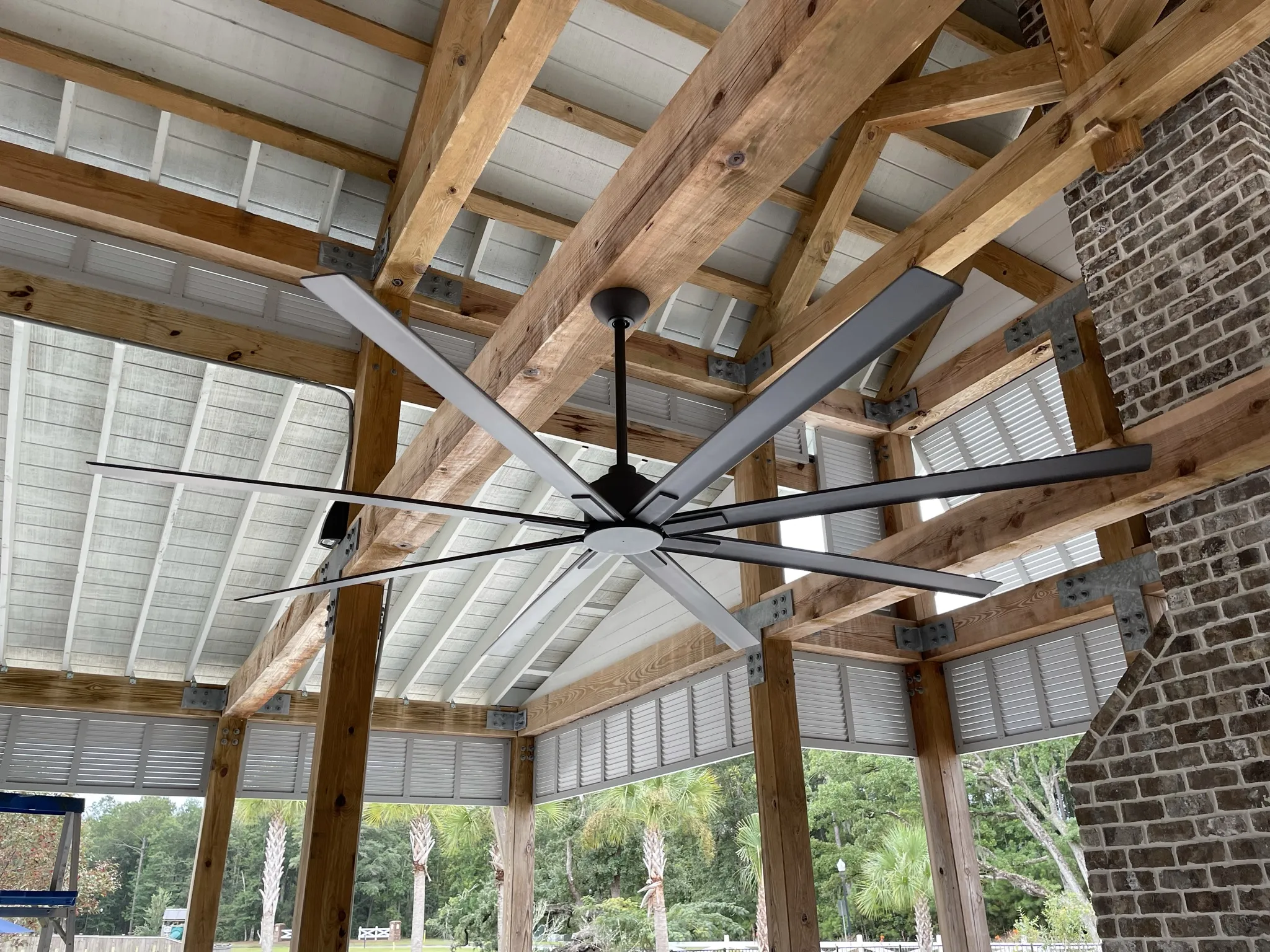 A ceiling fan installed at a home in Mount Pleasant, SC.