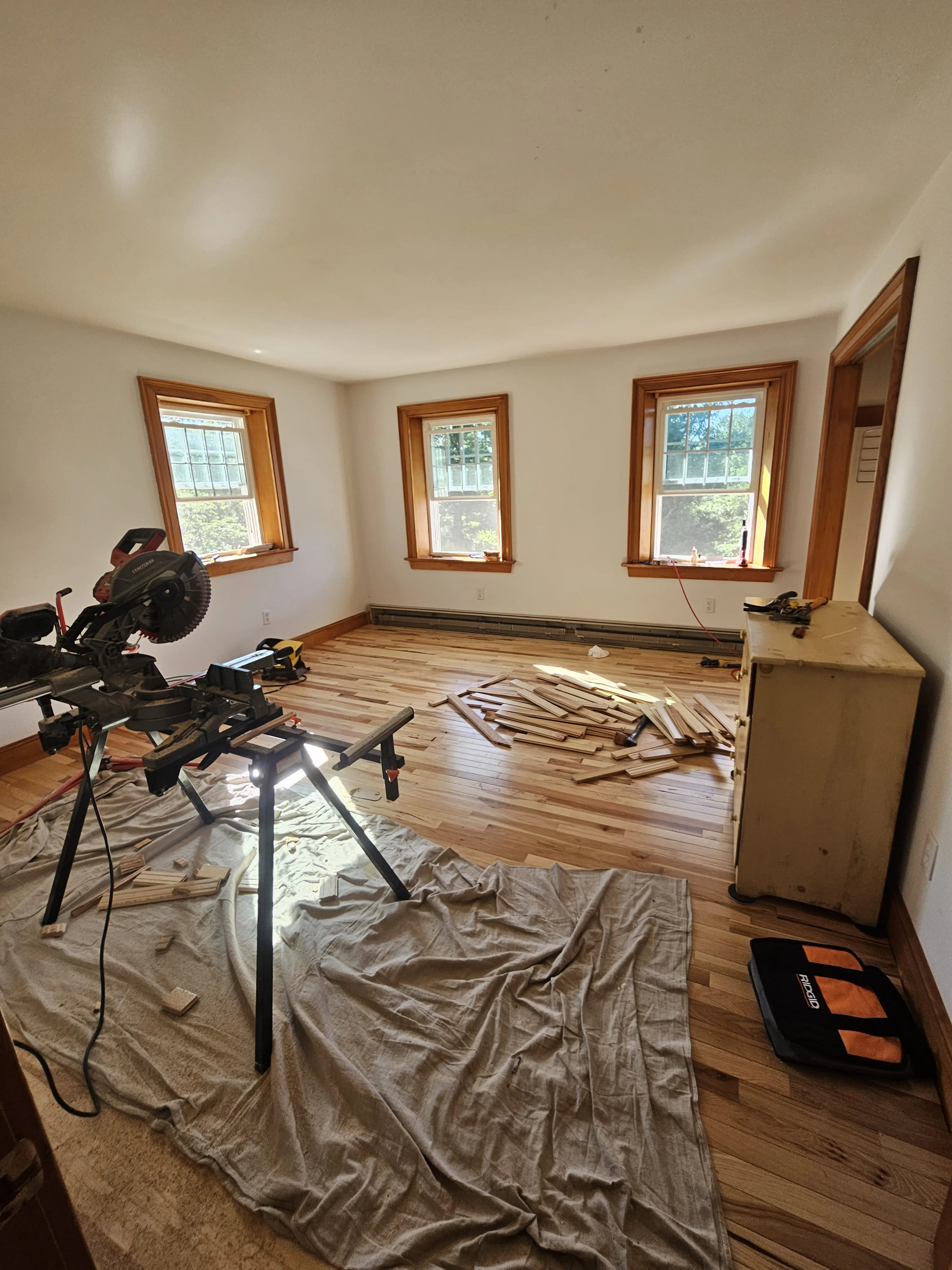 Bergin's Handyman Services is working on a home construction project in New Hampshire.