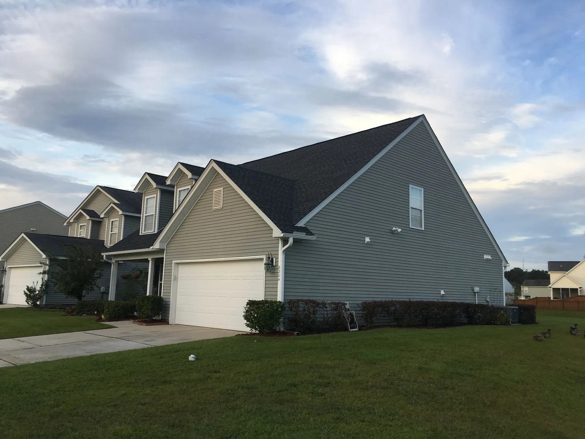 A completed roofing project in Charleston, SC