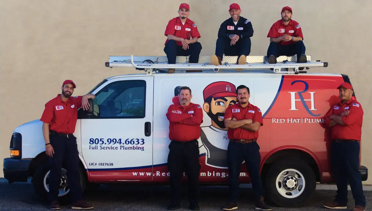 Red Hat Plumbing team in Sherman Oaks, CA.