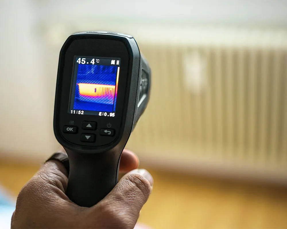 A thermal imaging camera.