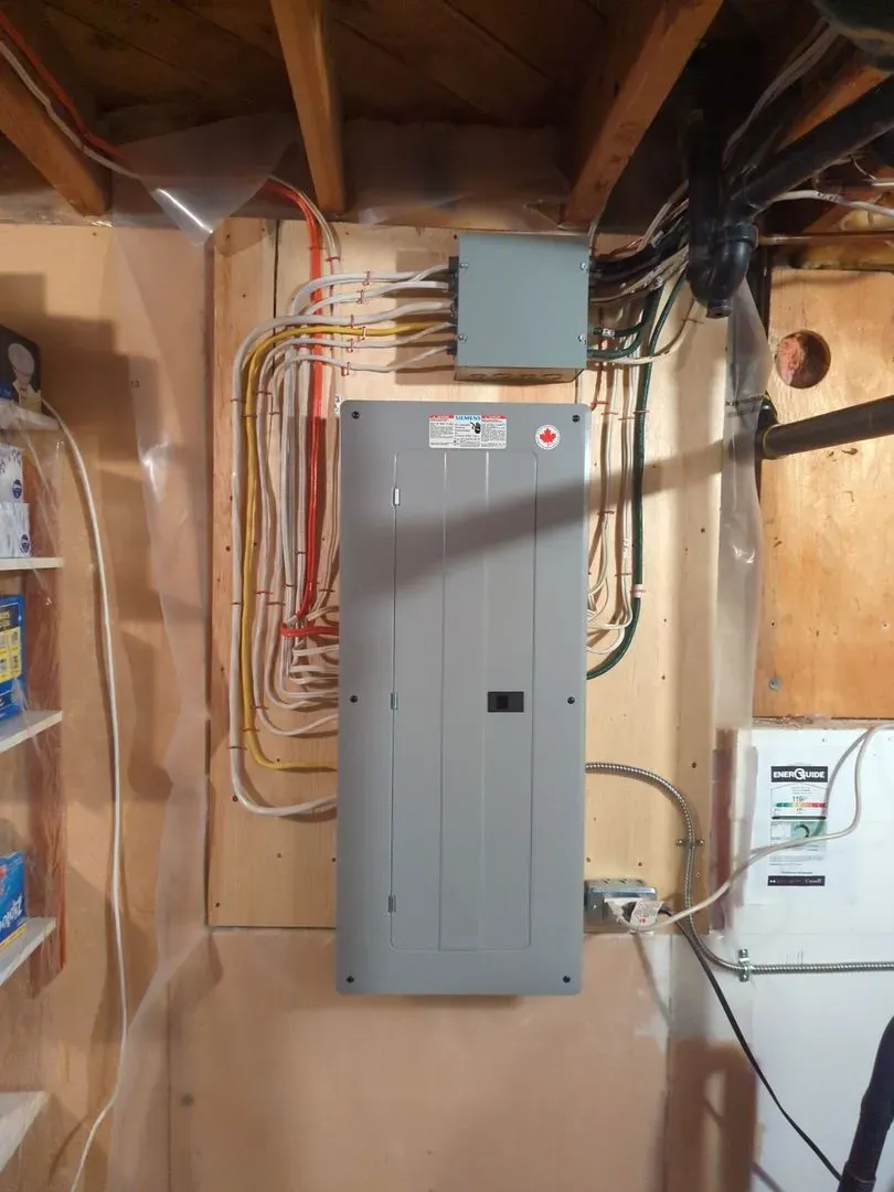 Electrical panel upgrade in Winnipeg, MB.