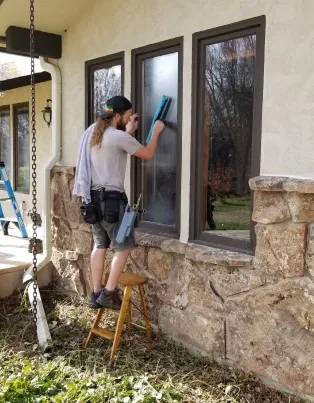 The dedicated team of Let There Be Light, experts in window and gutter cleaning, ready to serve the Fort Collins community.