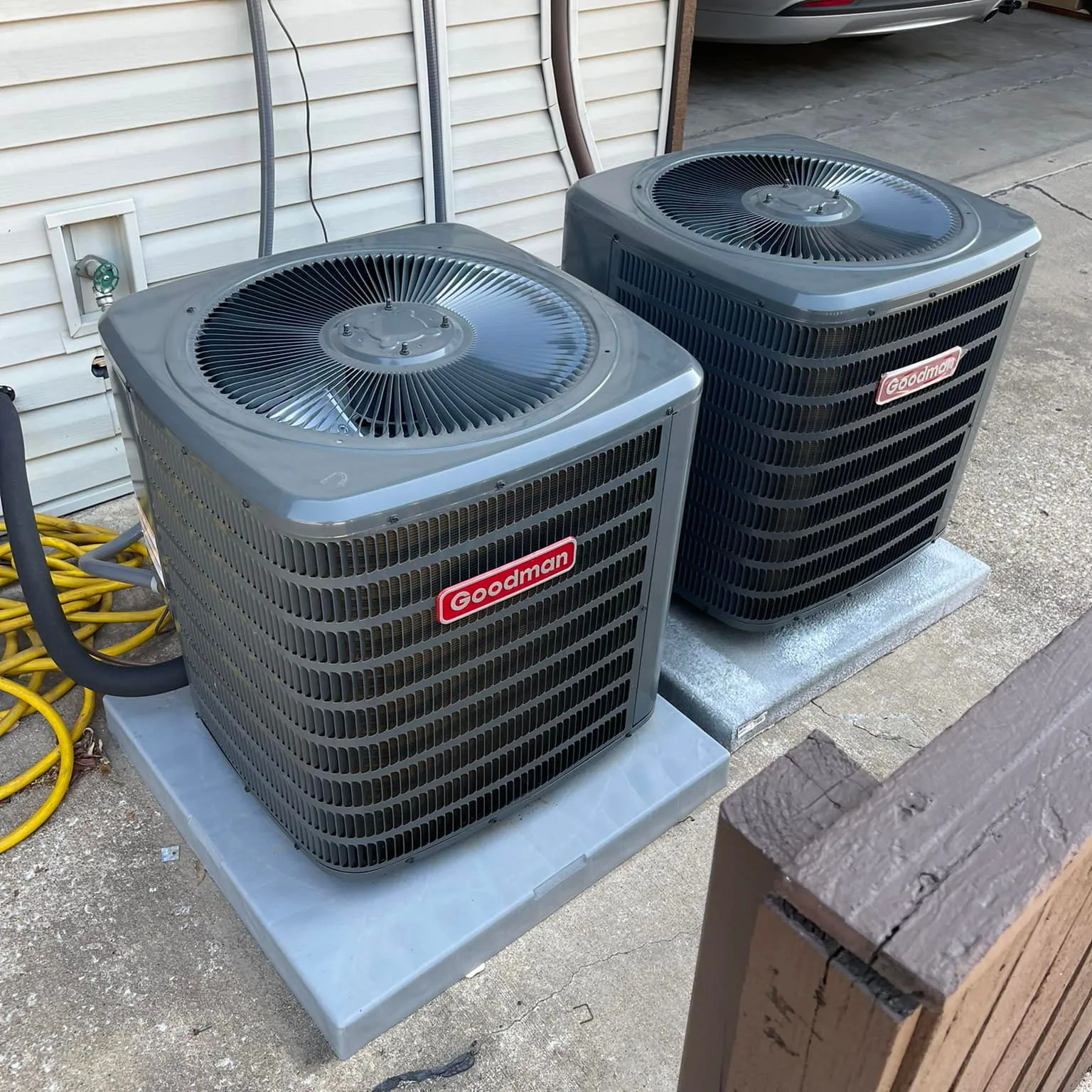 J&J Heating & Air air conditioning services installing a state-of-the-art HVAC system in Tulsa.