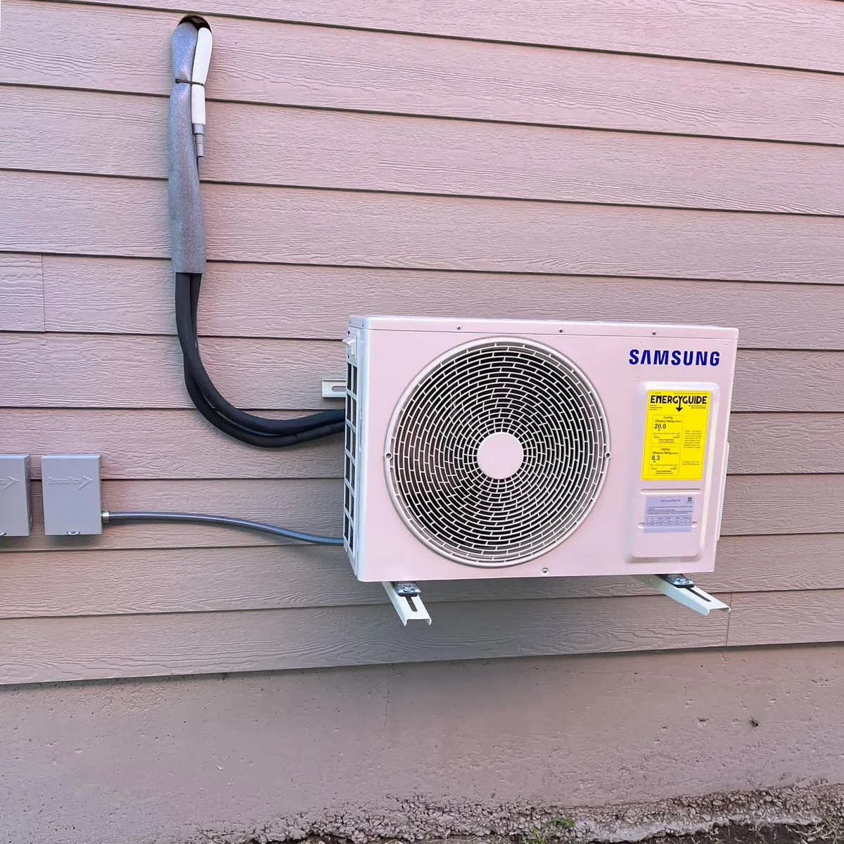 A state-of-the-art HVAC system was installed by J&J Heating & Air Conditioning Services.