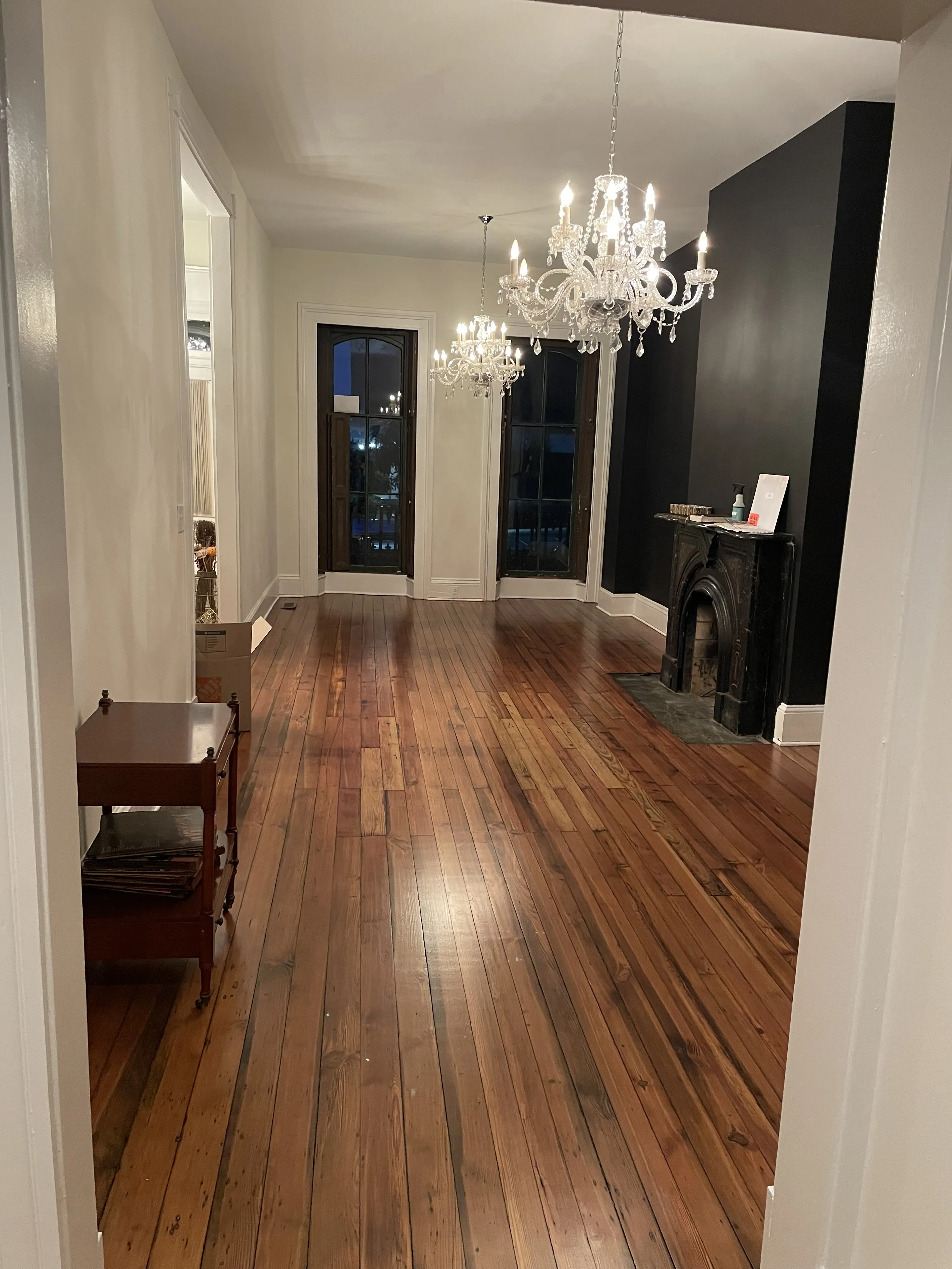 Professionally installed hardwood floors by Perfect Painters