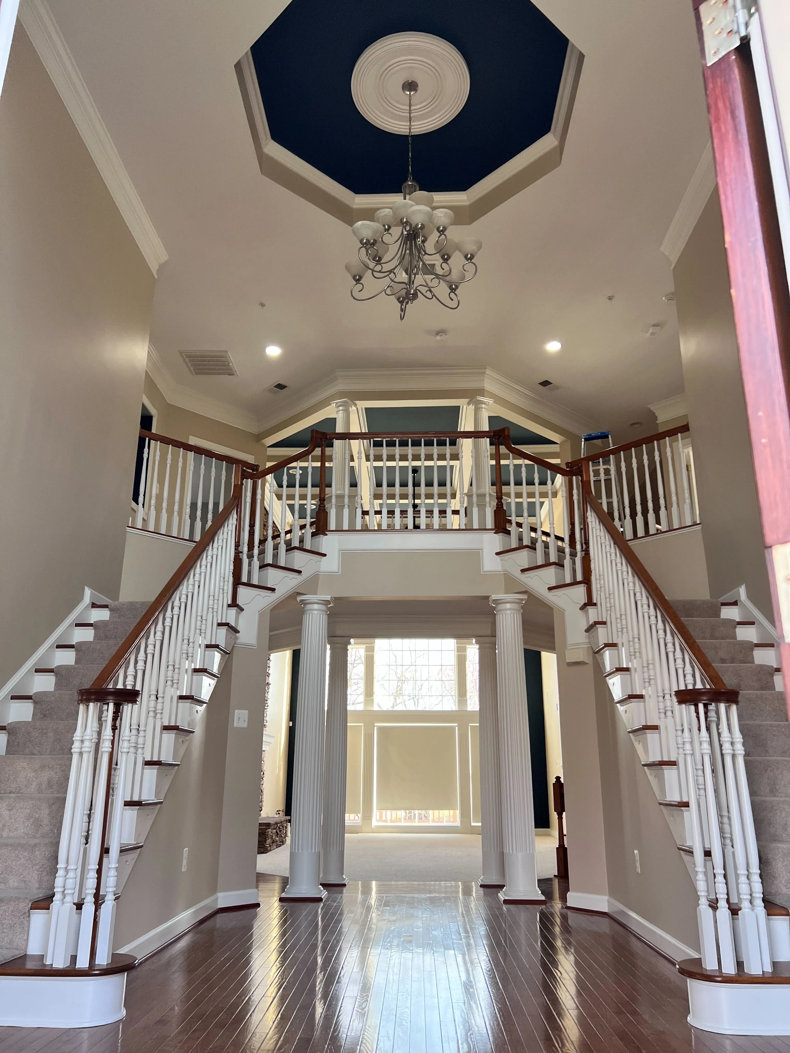 Perfect Painters & More professionals enhancing a Maryland home with vibrant, high-quality paints.