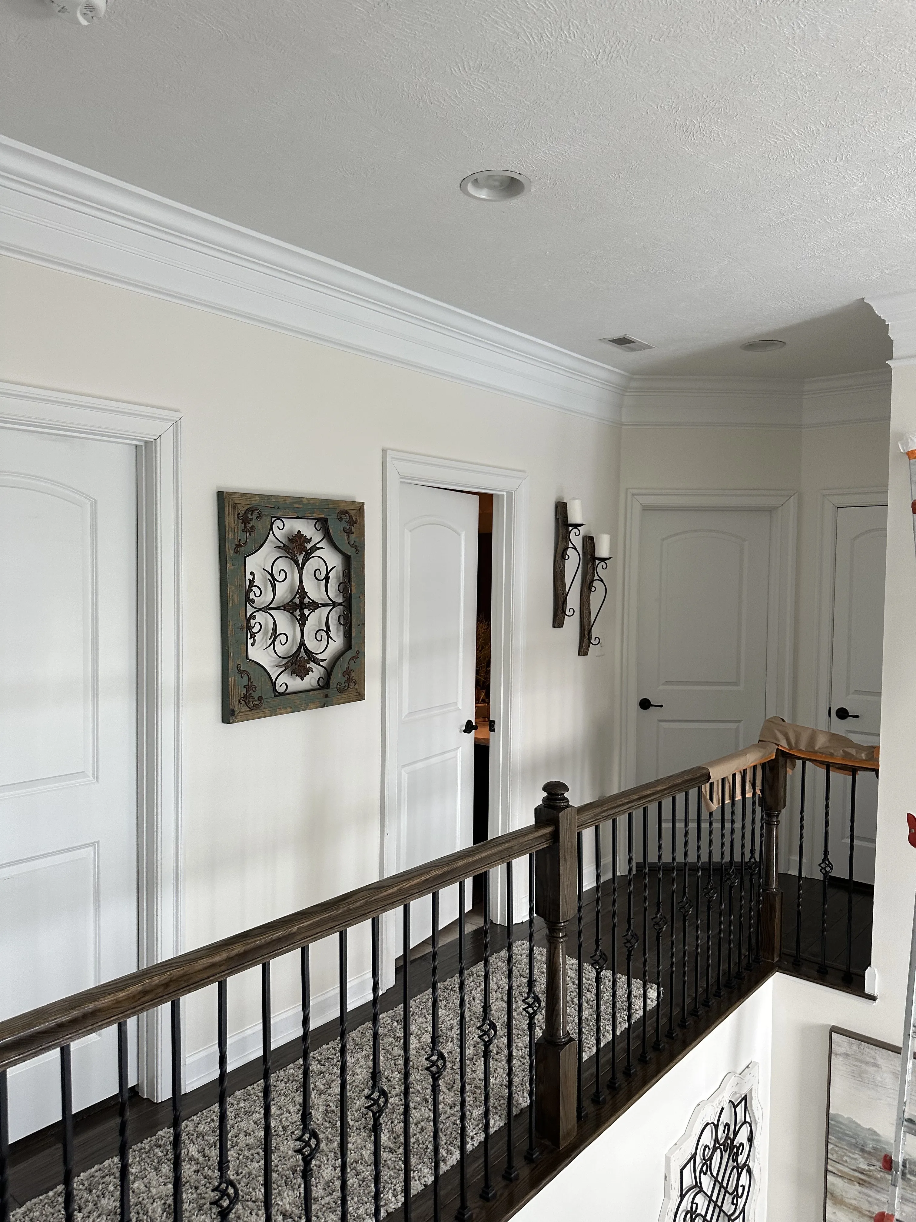 The top of a house that has had interior painting completed by Evergreen Painting Collective in Canonsburg, PA.