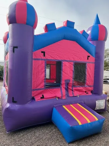 Children enjoying a Sky Party Jumper's jumping castle at a party in Casa Grande, AZ