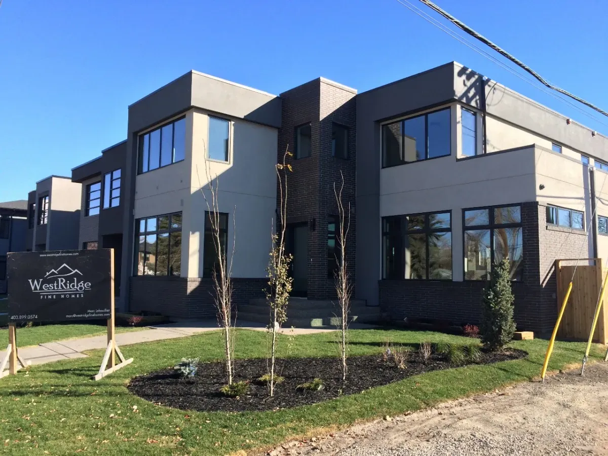 Sparkling clean windows at a home in Calgary.