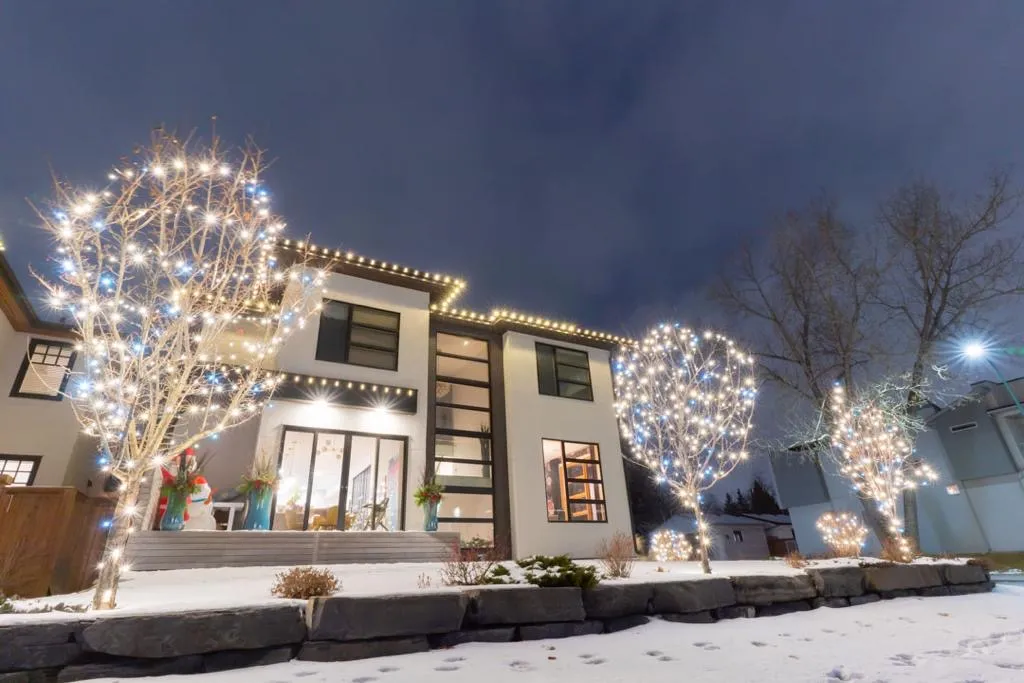 Infiniti Glass's holiday lighting service adds a festive glow to Loveland homes.