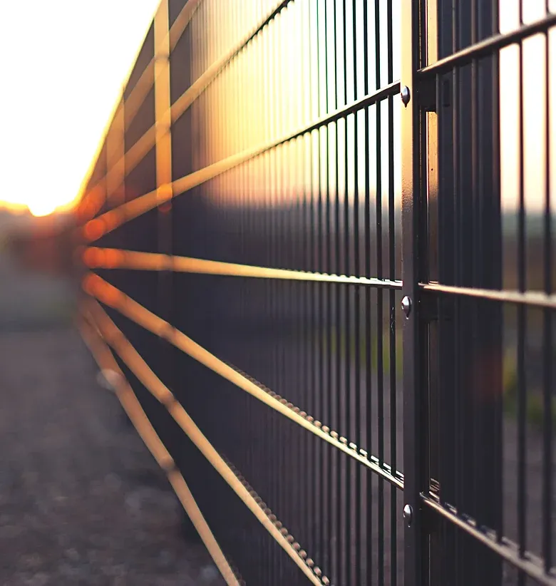 Residential and commercial aluminum fence project near Dayton, Ohio.