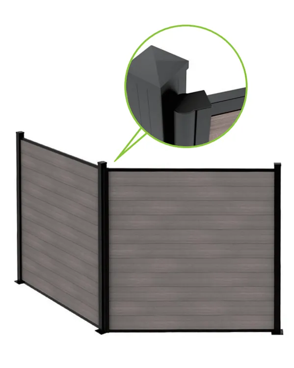 Locking swivel post kit used in a fencing project for a normal fence, compatible with chain link systems that work hard.