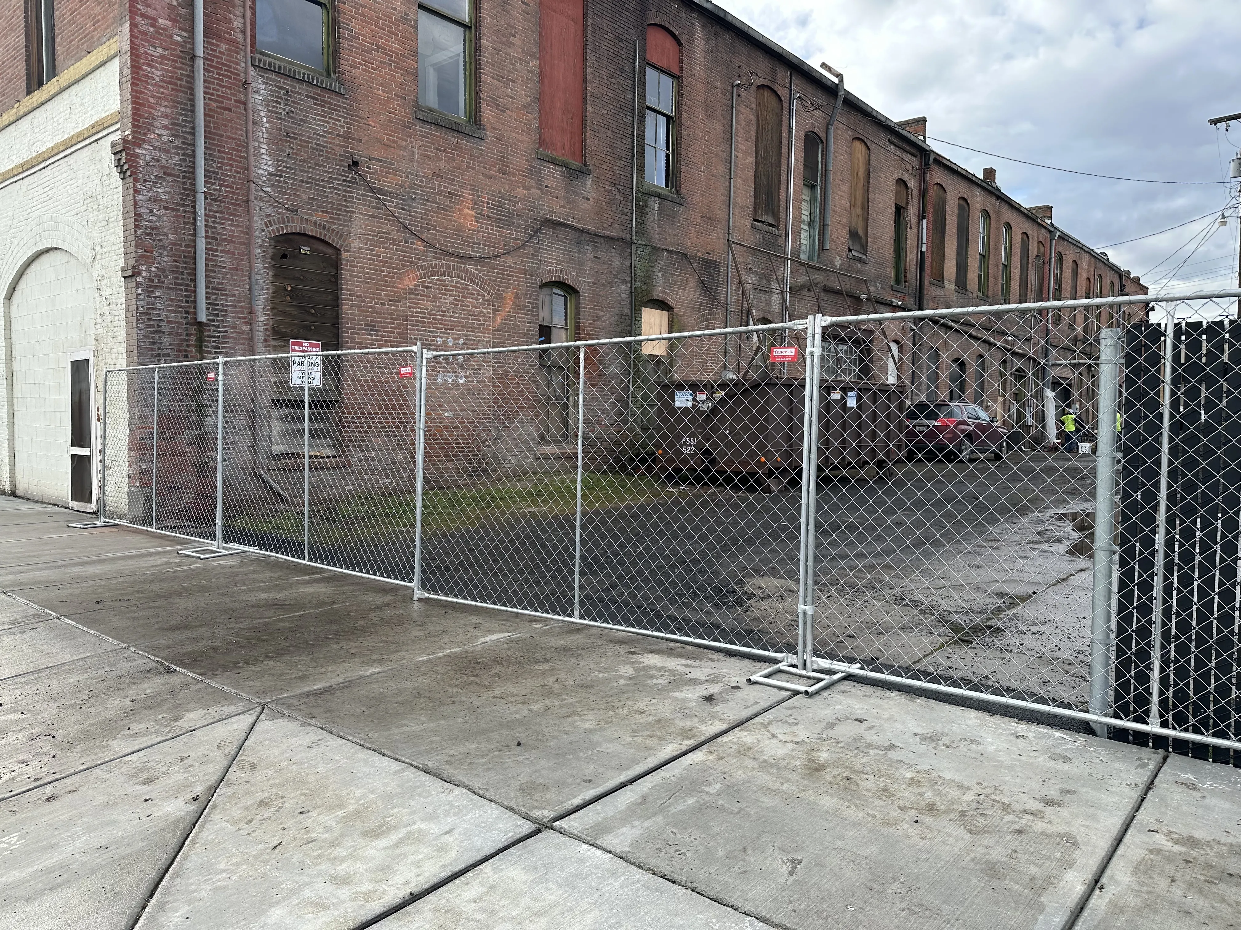 Commercial fencing solutions for a business.