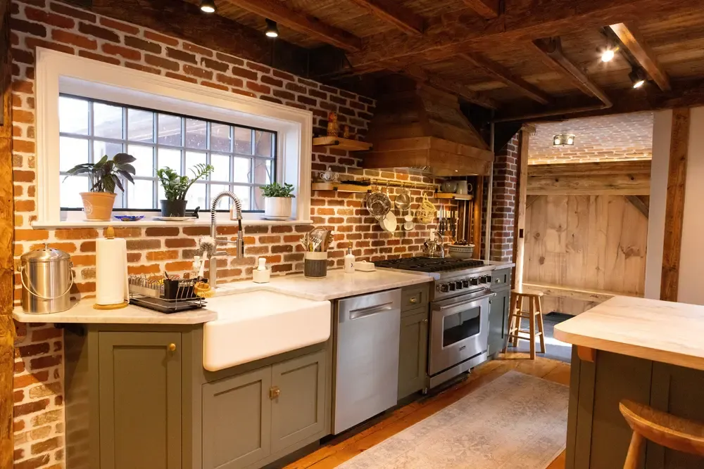 A kitchen renovation in Pepperell by Nicolet Renovations LLC.