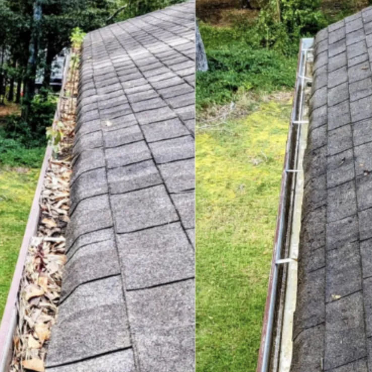 Residential pressure washing services for gutter cleaning by experienced professionals in Athens, GA.