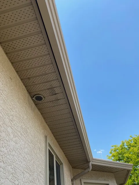 fully insured and eco friendly company took care of this house exterior cleaning services in Salmon Arm, British Columbia.