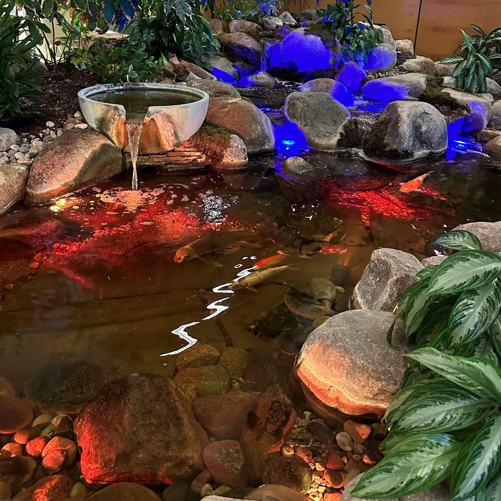 Beautiful and aesthetically pleasing water feature in the DFW metroplex, Texas.