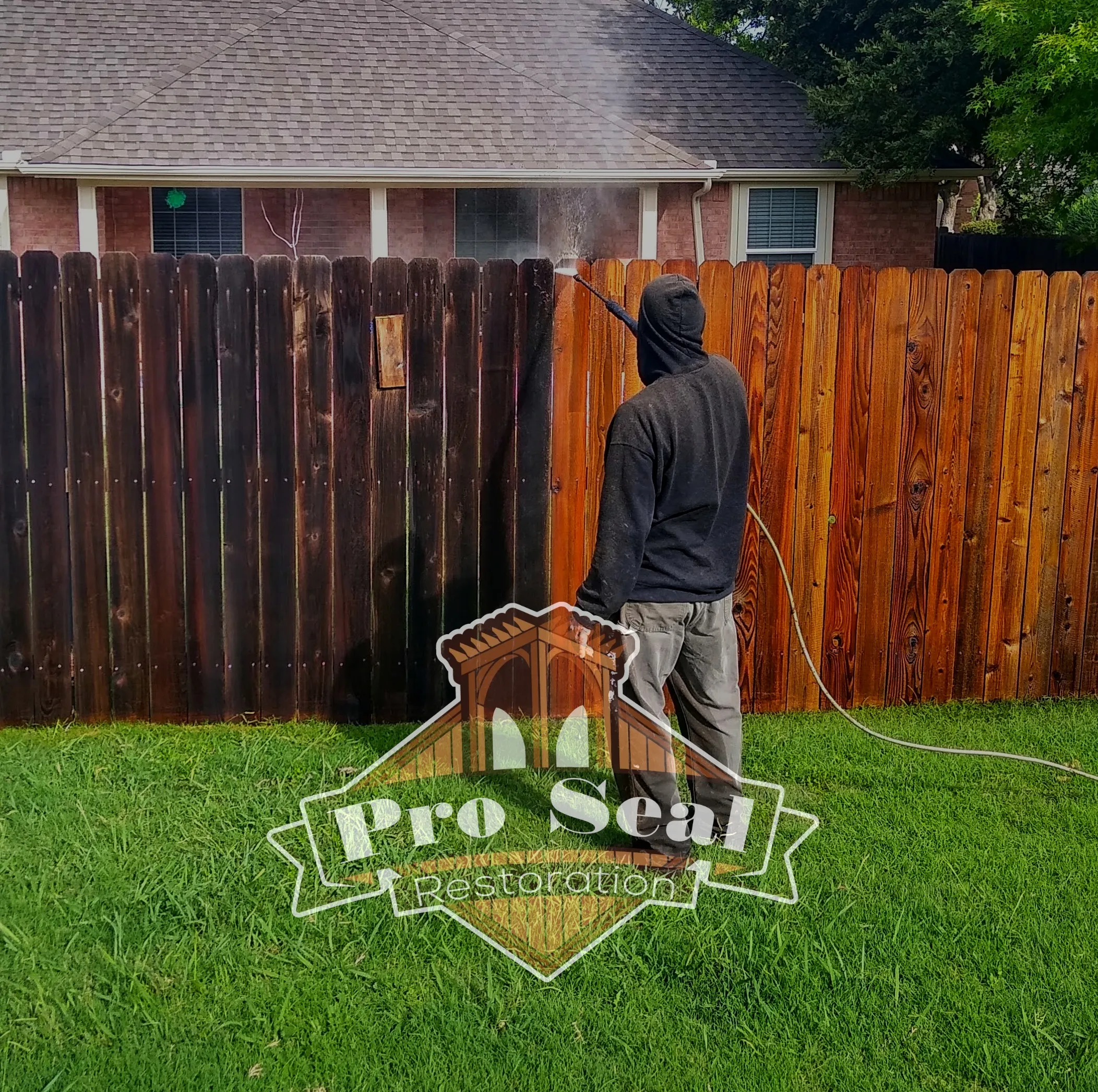 Professional deck and fence staining services offered by Pro Seal Restoration