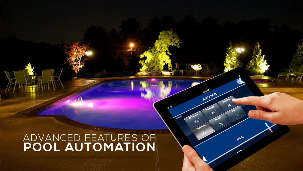 Pool automation panel and app synced for smart pool control by Allied Aquatics, one of the top pool companies  in Frisco TX