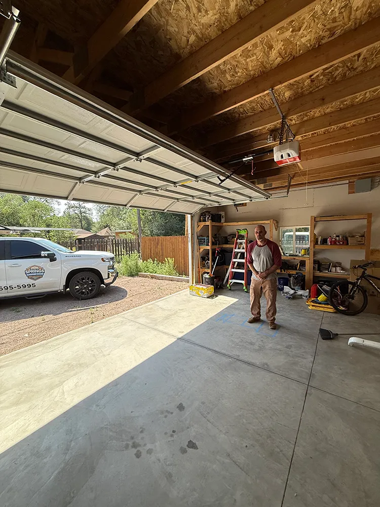 Off track door replacement