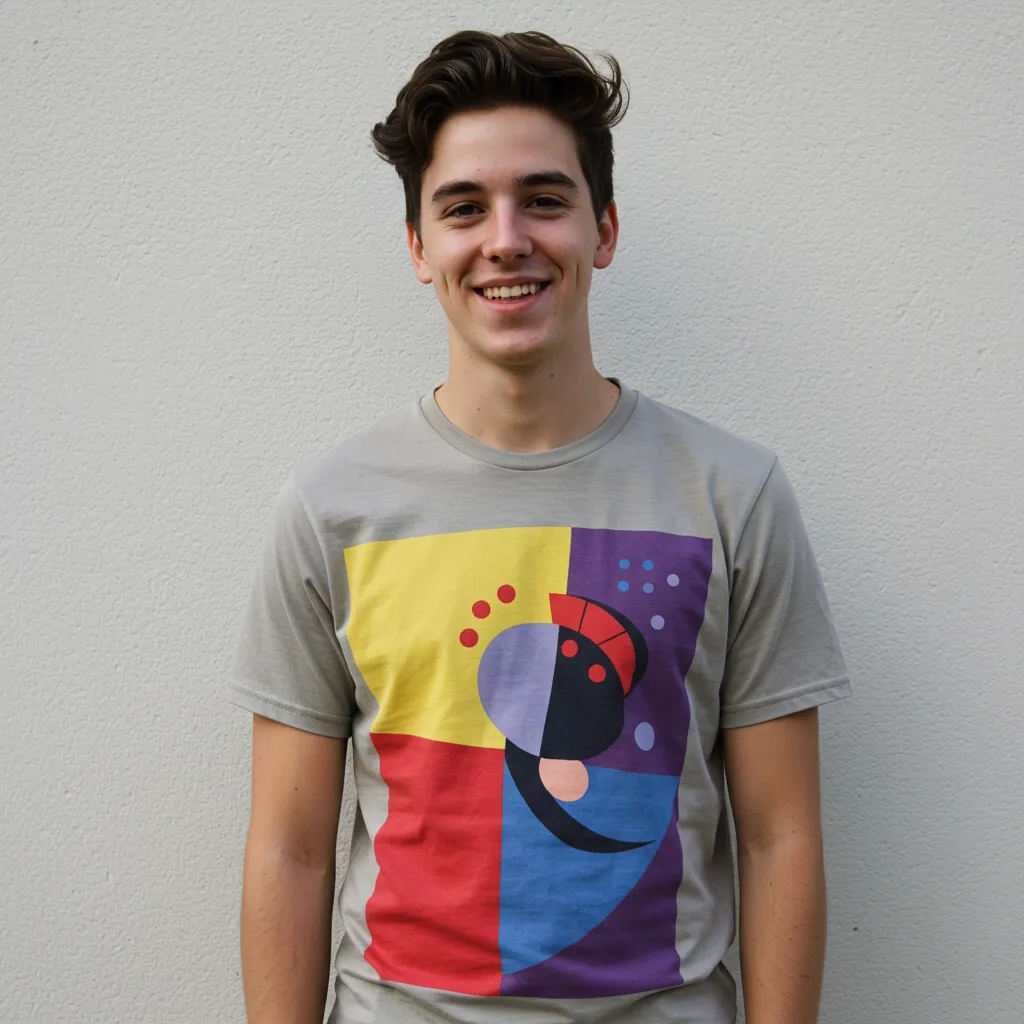 A high-quality DTF-printed design on a cotton t-shirt in Denver, showcasing vibrant colors and fine decoration techniques details on custom uniforms.
