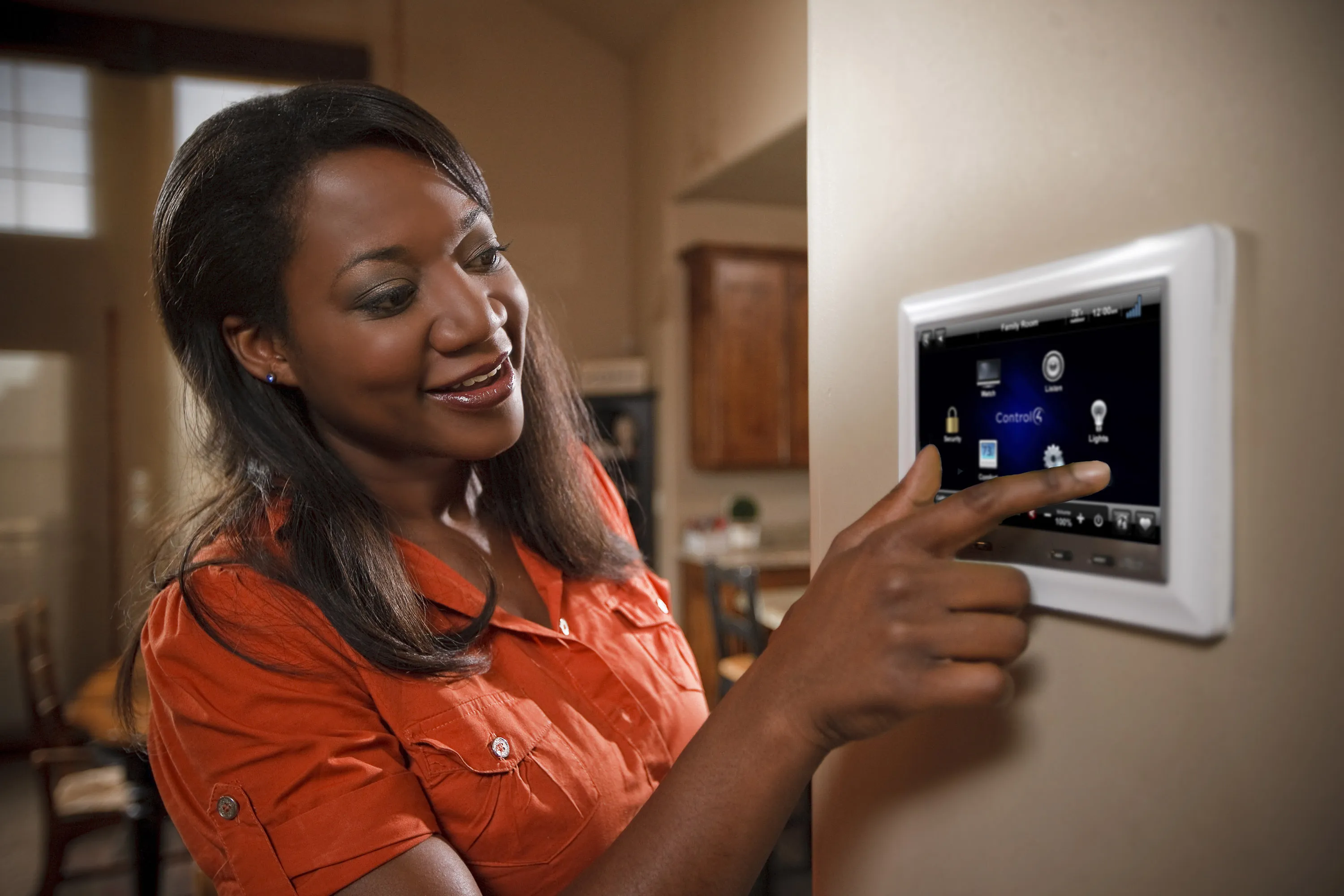 Intuitive smart home technology control panel on a mobile device, emphasizing convenience in Nashville, TN.